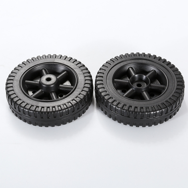 Wholesale 6 inch PE tire industrial wheel for trolley