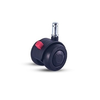 2 Inch 50MM Noiseless TPE Wheels Castor Swivel Furniture Chair Caster With Stem/Brake