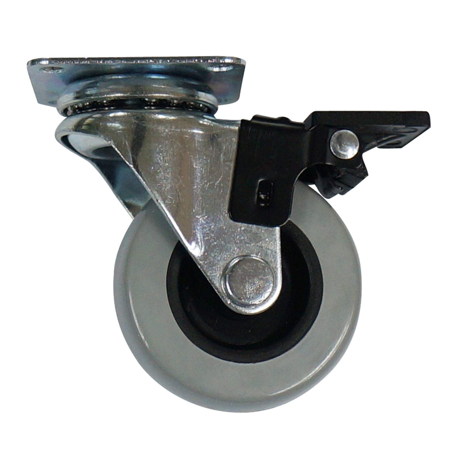 2 Inch Swivel Caster TPR Wheel 50 mm Furniture Hardware Castor with brake