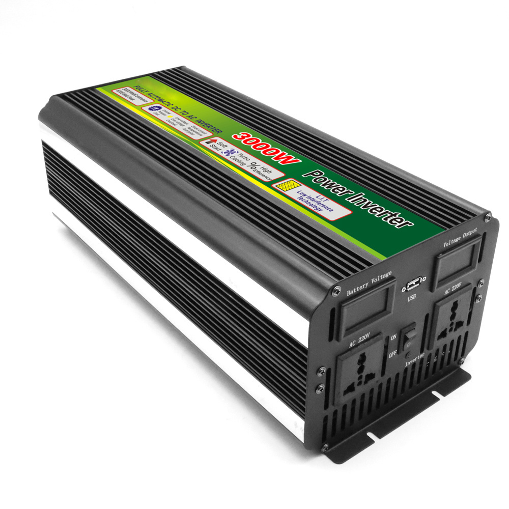 solar power inverter 6000W peak power 12v 24V 48V power inverter 3000w to 230V AC