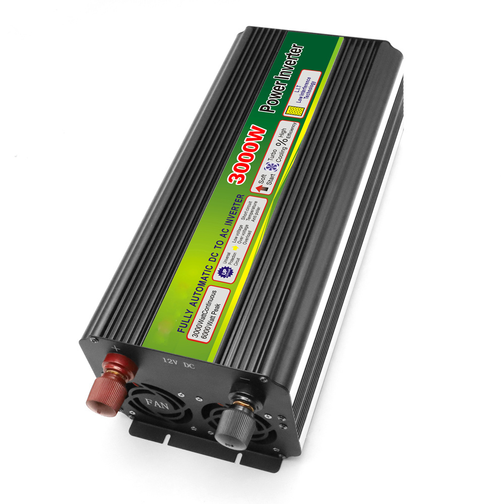 solar power inverter 6000W peak power 12v 24V 48V power inverter 3000w to 230V AC