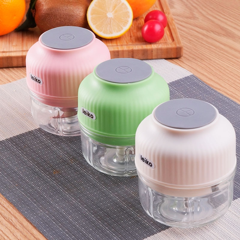 USB Charging Mini Cordless Portable Food Vegetable Meat And Garlic Chopper Grinder Masher Pumpkin Puree Blender