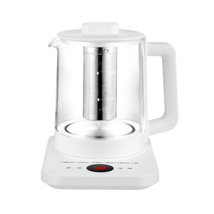 1.8L 800W White FADA Control Small Kitchen Appliance Electric Tea Kettle Glass Water Boiler Gooseneck Steel Stainless MXM-21072