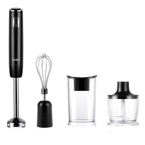 2021 New Cordless Portable Immersion Hand Stick Blender Food Processor Mixing Beaker and Whisk Magic Blender