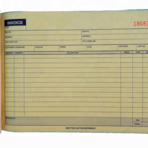 Receipt invoice book 3 Ply 2 Ply carbonless paper