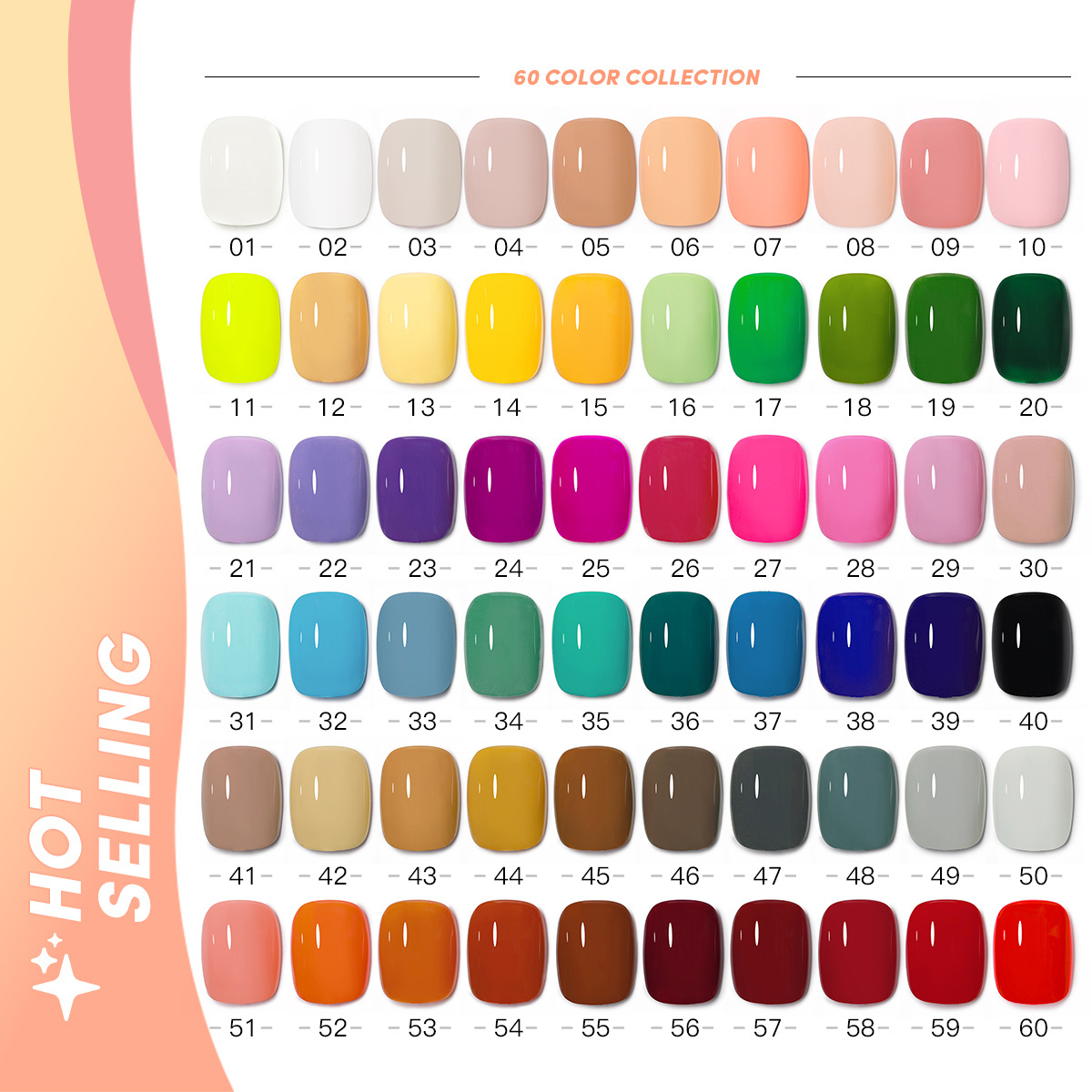 Custom Logo Wholesale 60 Colors 15ml Vegan Gel Nail Polish Kit Uv Led Gel Polish Private Label Gel Nail Polish Set