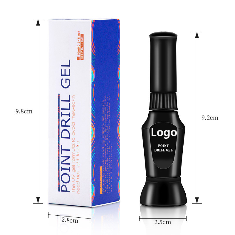 Private label 10ml Nail Rhinestone Glue Pen Polish Gem Crystal Diamond Jewelry Glue Adhesive