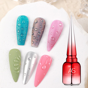 AS Water Droplets Gel Nail Polish Gel 15ml Clear Long Lasting Glue Phototherapy Glue Glass Water Drop Glue