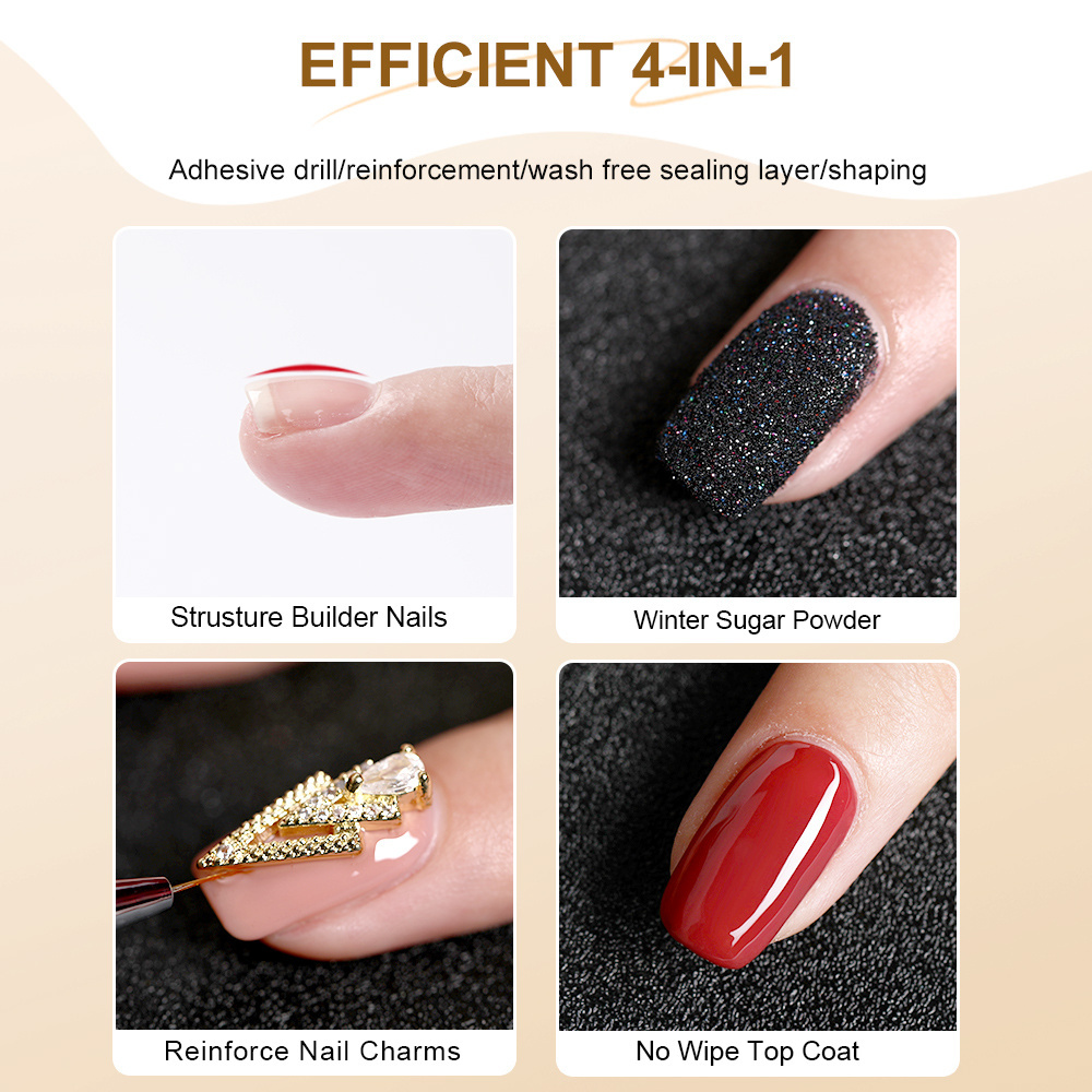 AS Solid Glue Gel For Full Cover Nail Tips Press On Nails 6g Strong Adhesive With Super Clear Glue Uv Gel Polish