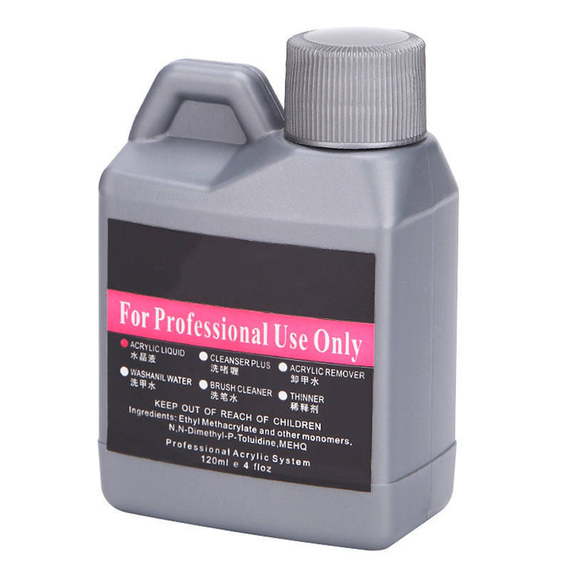 Oem Private Label Quick-dry 120ml Acrylic Monomer Ema Mma Liquid Acrylic Liquid Monomer Nail Liquid For  Acrylic Powder