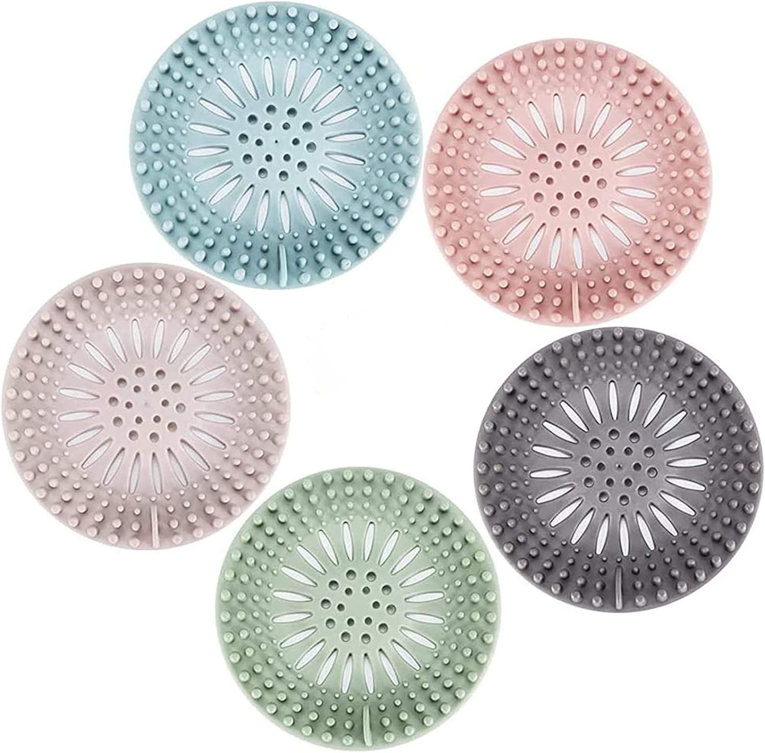 Practical Kitchen Bathroom Floor Shower Drain Cover For Hair Catcher Strainer Hair Stopper Sink Strainers