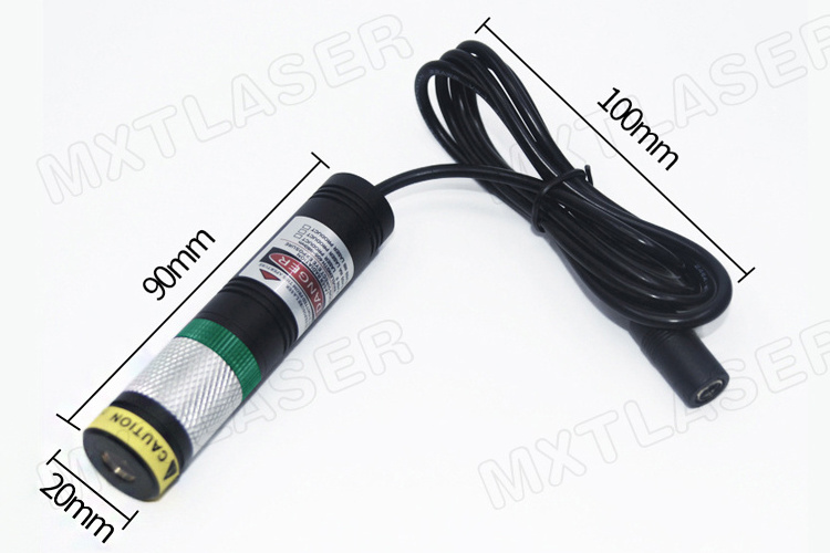 Waterproof D20mm 405nm 450nm 520nm 650nm 830nm 980nm Red/Green/Blue/Violet/IR Focusable Laser Module Dot Line Cross 10mW~200mW