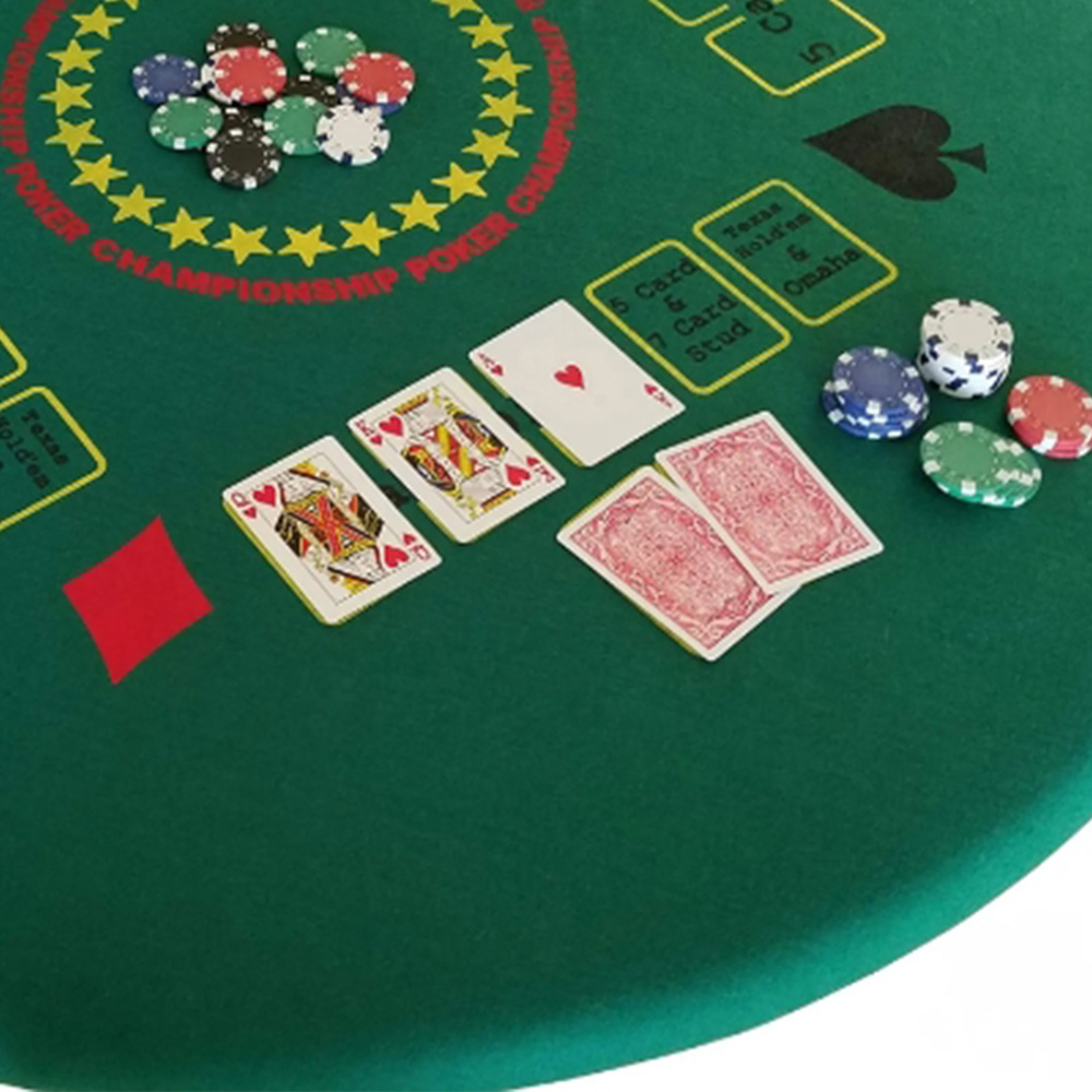 Casino accessories playing game mat table mat non-woven felt poker mat