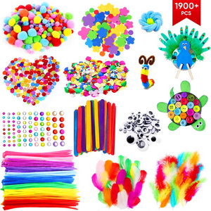 Arts and Crafts Supplies for Kids 1600pcs+ Craft Art Supply Kit for Toddlers Age 4 5 6 7 8 9 All in One DIY Crafting