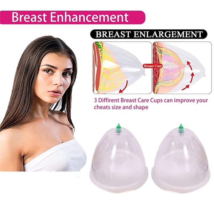 Women breast nipple massage device Supplier manual vacuum suction Chest Hip Pump Negative Pressure  breast Cupping Massager