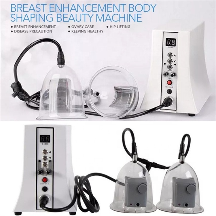 Wholesale Price Butt  Breast Enhancement Spa Use Vacuum Therapy Suction Cup Buttocks Pump Breast Lifting Enlargement Machine