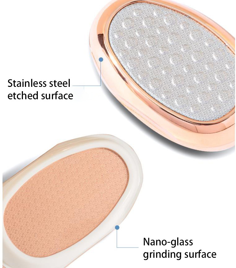 3 In 1 Nano Glass Foot Rasp Grinder Dead Skin Removing Callus Remover Foot File Heel Scraping With Brush