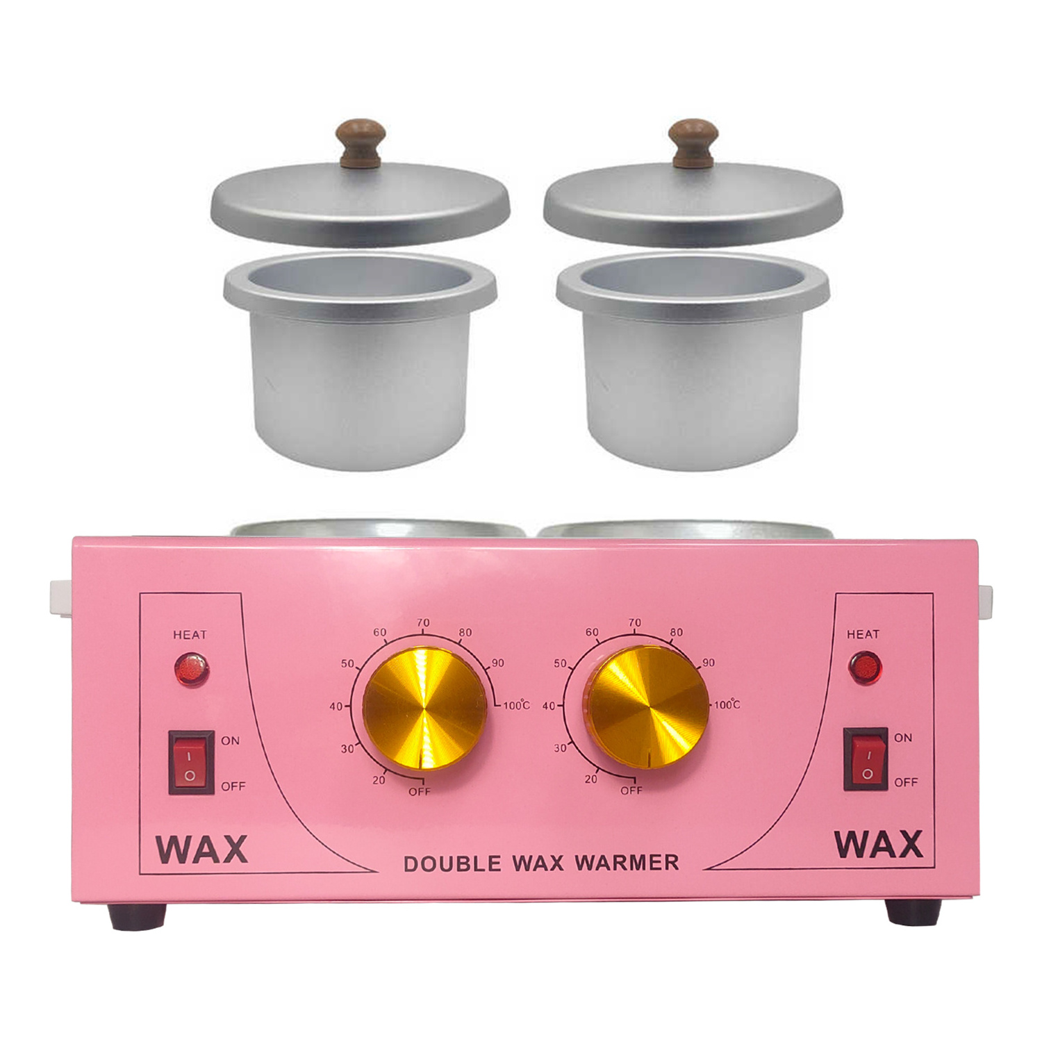 Professional salon use large double wax pot warmer wax heater for hair removal