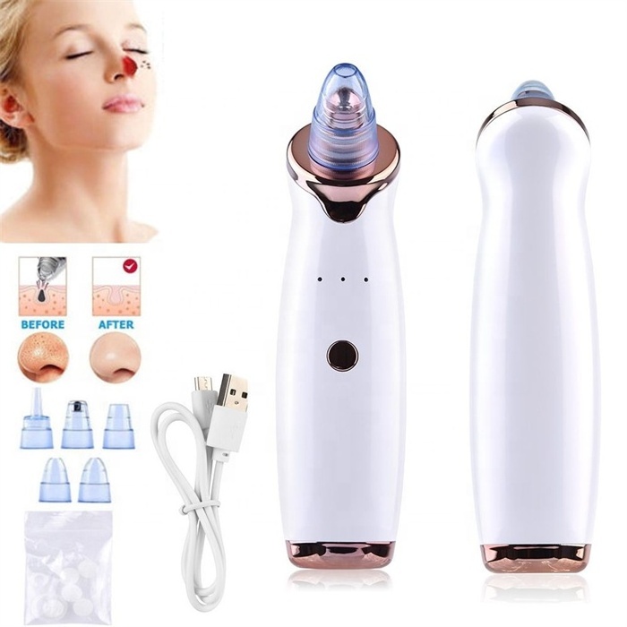 Dropshipping  Facial Pore Cleaner Suction Skin Care GiftBeauty Tool Deep Cleansing Electric Nose Face Vacuum Blackhead Remover