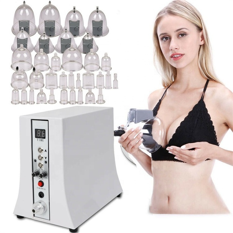 Wholesale Price Butt  Breast Enhancement Spa Use Vacuum Therapy Suction Cup Buttocks Pump Breast Lifting Enlargement Machine