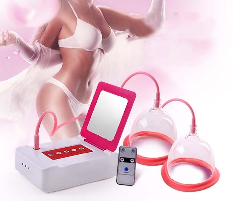 2 Cups Vacuum breast enlargement cupping machine electric butt lifting tool body shaping beauty enhancer device  breast massager