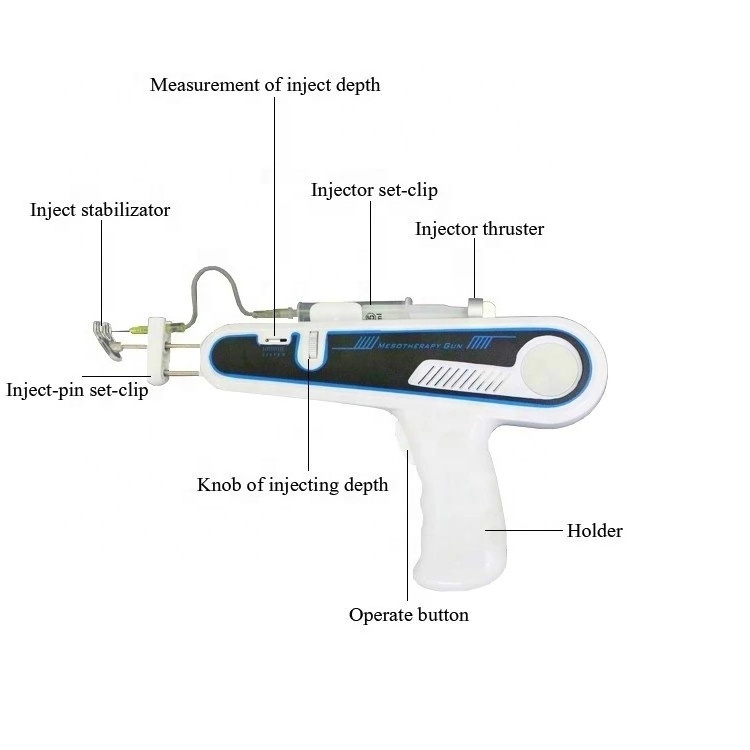 Mesotherapy Gun  U225 Anti-aging Skin Revuation  Whitening  PRP Factory Price Meso Gun Hair Treatment Pistor Eliance Mesogun