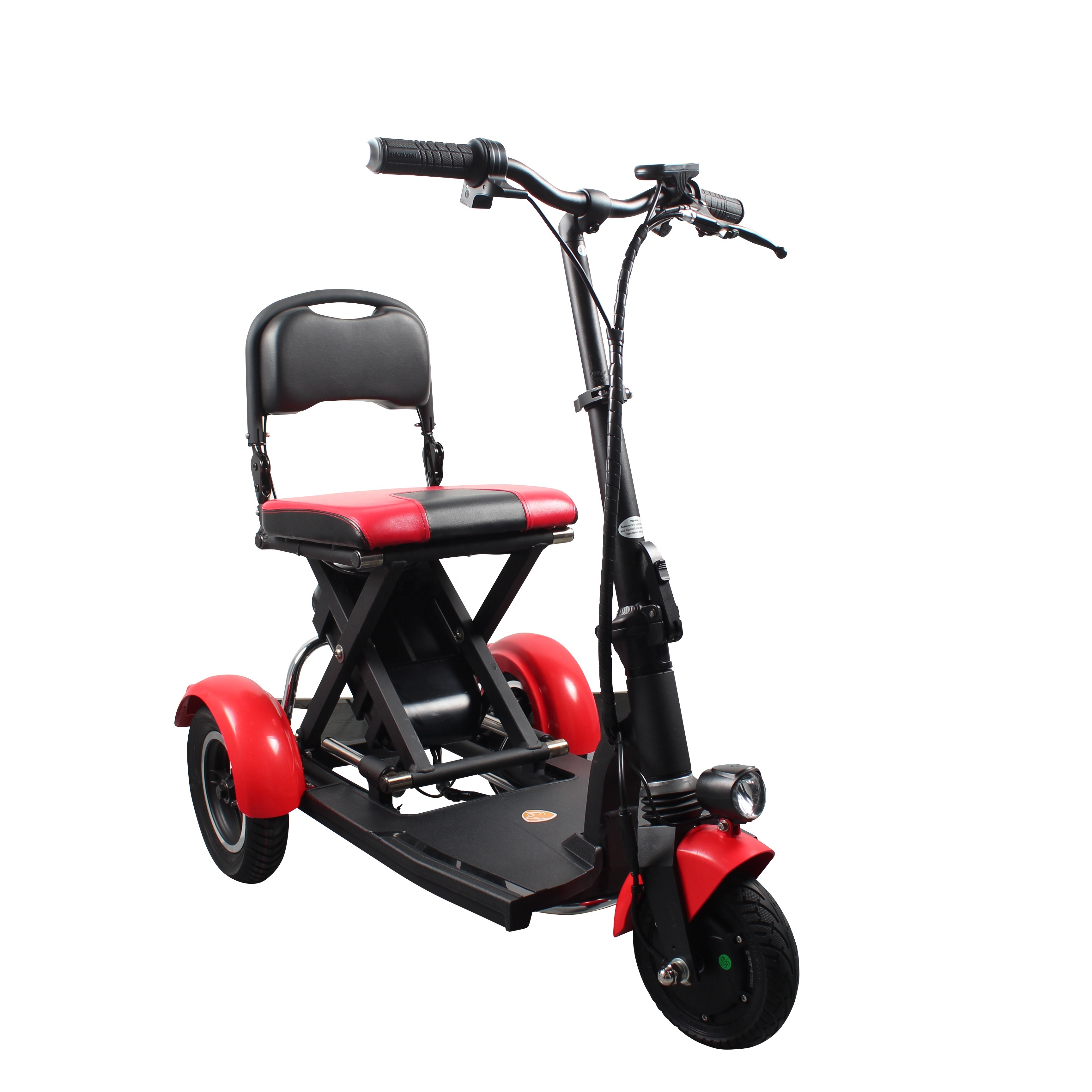 10inch three Wheel 300w electric foldable mobility scooter