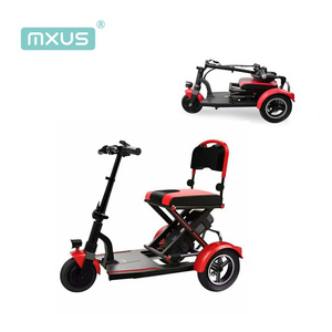 10inch three Wheel 300w electric foldable mobility scooter