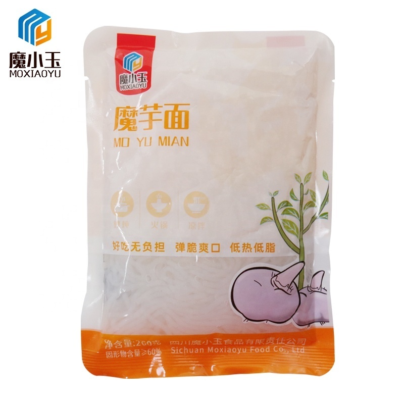 Customize Asian noodles factory konjac noodles pasta halal gluten free shirataki Konjac Pumpkin Noodles