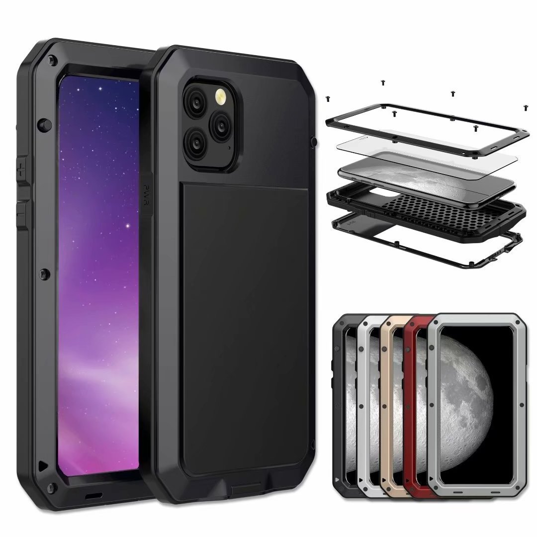 Hybrid Rugged Shockproof Hard Protective Case Drop Proof Full Body Bumper Metal Cover for iphone 13 11 Pro Max S 21 Plus Note 20