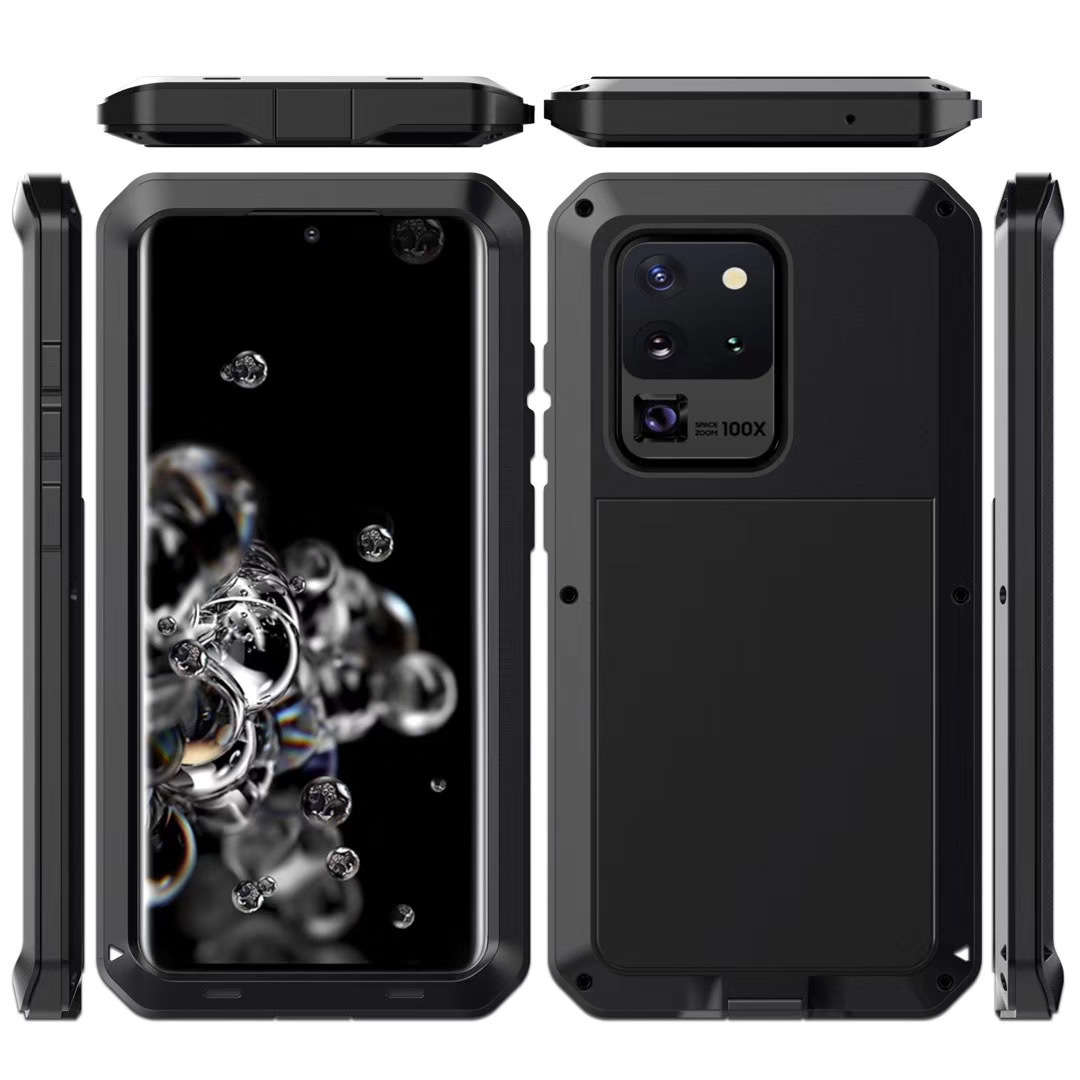 Hybrid Rugged Shockproof Hard Protective Case Drop Proof Full Body Bumper Metal Cover for iphone 13 11 Pro Max S 21 Plus Note 20