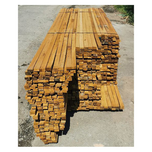 Solid Hardwood Melantai Wood Natural Red Yellow Color Wood