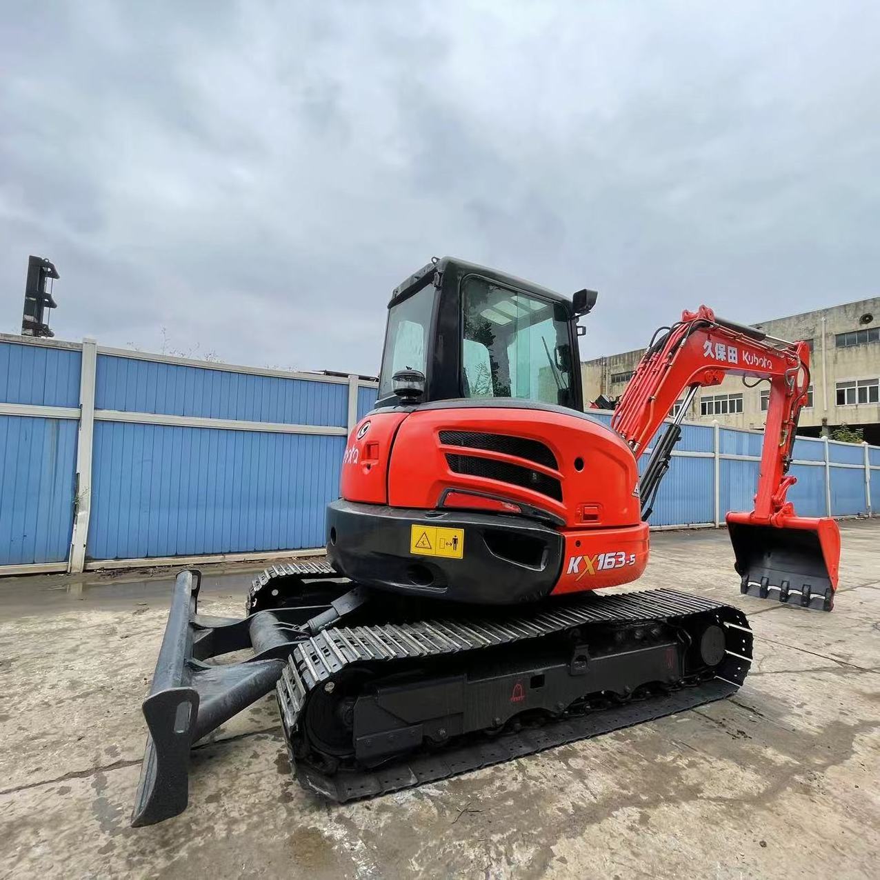 Japan Original KUBOTA used excavator KX163 kx165 low working hours kubota 163 with swing boom