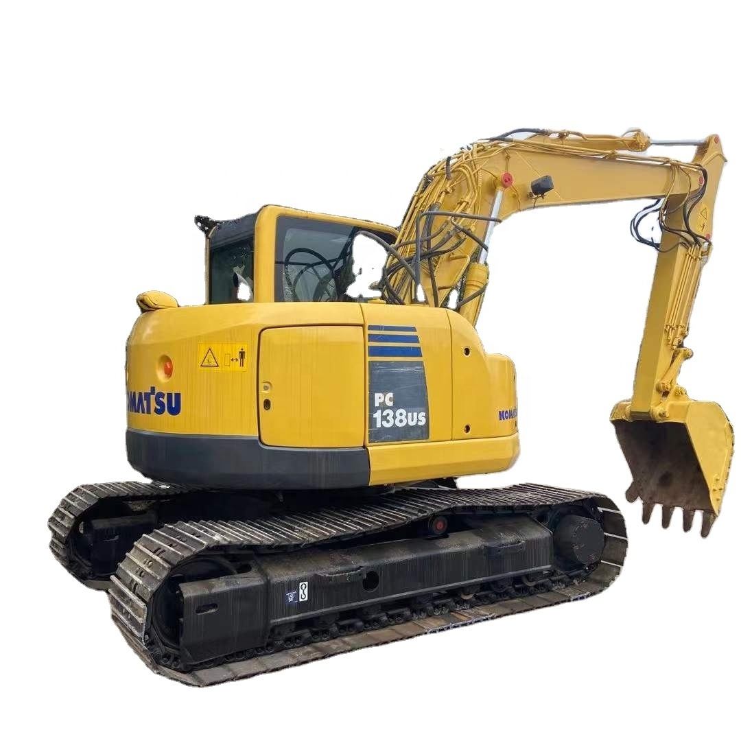 used jappanese komatsu pc138 8  excavator 13 ton for sale with good condition