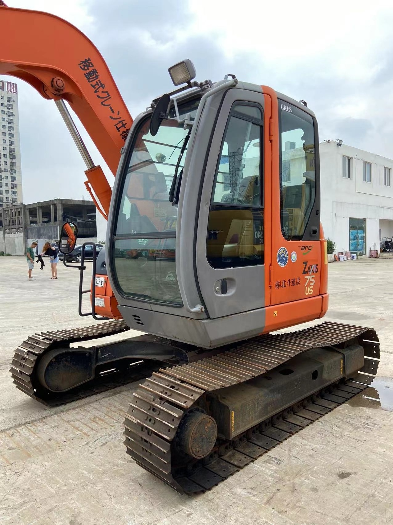 Cheap 7 Ton Hitachi 75 ZX75 -5A ZAXIS 75US Used Crawler Excavator ZX50 ZX60 ZX70 Mini Digger Price