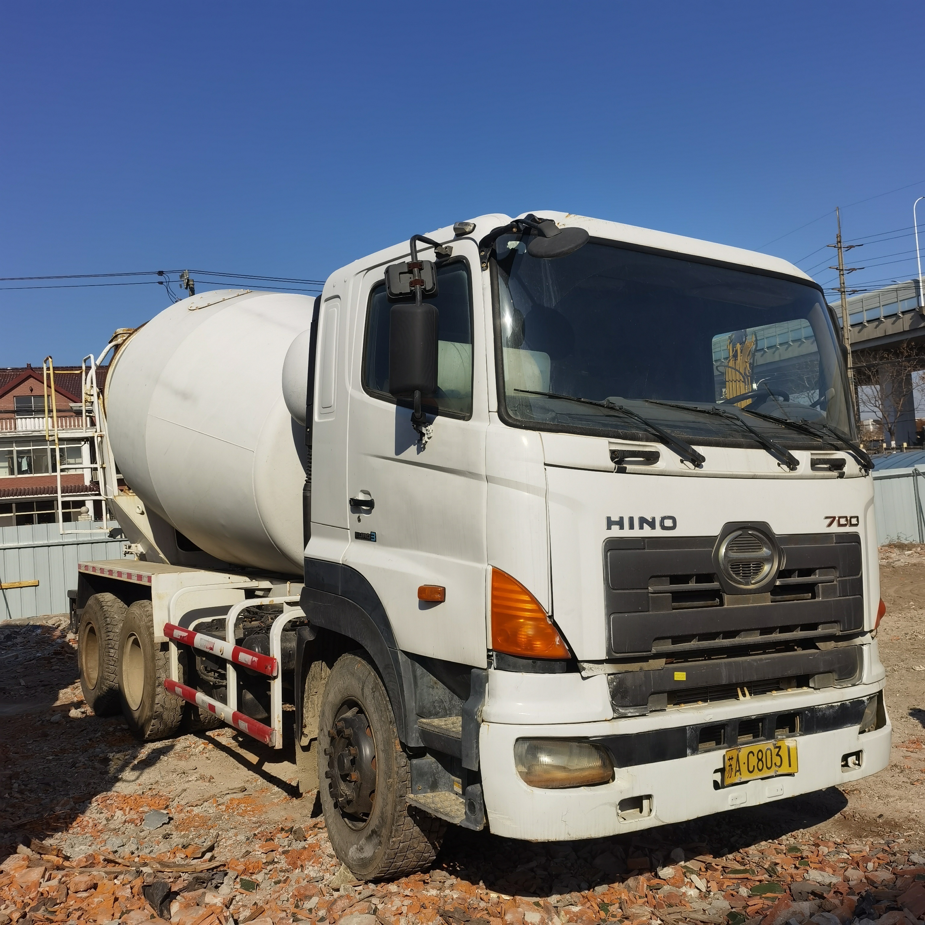 cement mixer construction equipment used concrete mixer machines hino 700 second hand concrete mixer trucks