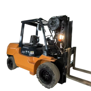 5Ton forklift good condition 3 stages 4.5m lifting height original japan strong power engine cheap price sale