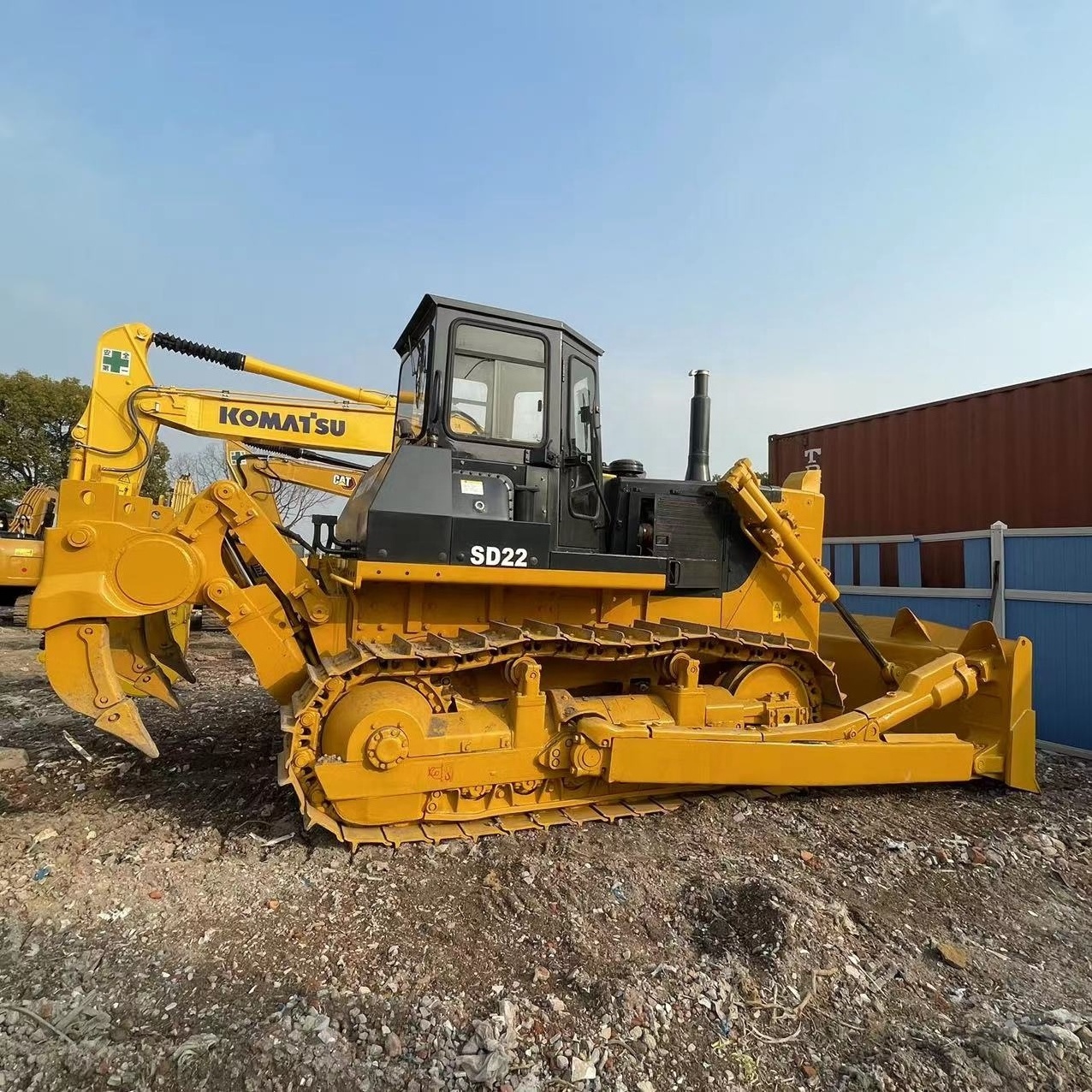 2022 model used construction machine Shantui SD16 SD22 Bulldozer with winch for sale in Shanghai