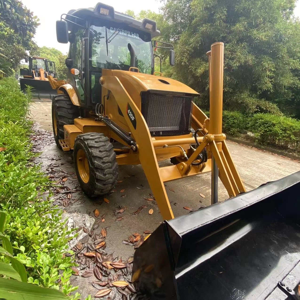 Hot sale mini backhoe loader used Cat wa420f high quality compact tractor with loader and backhoe