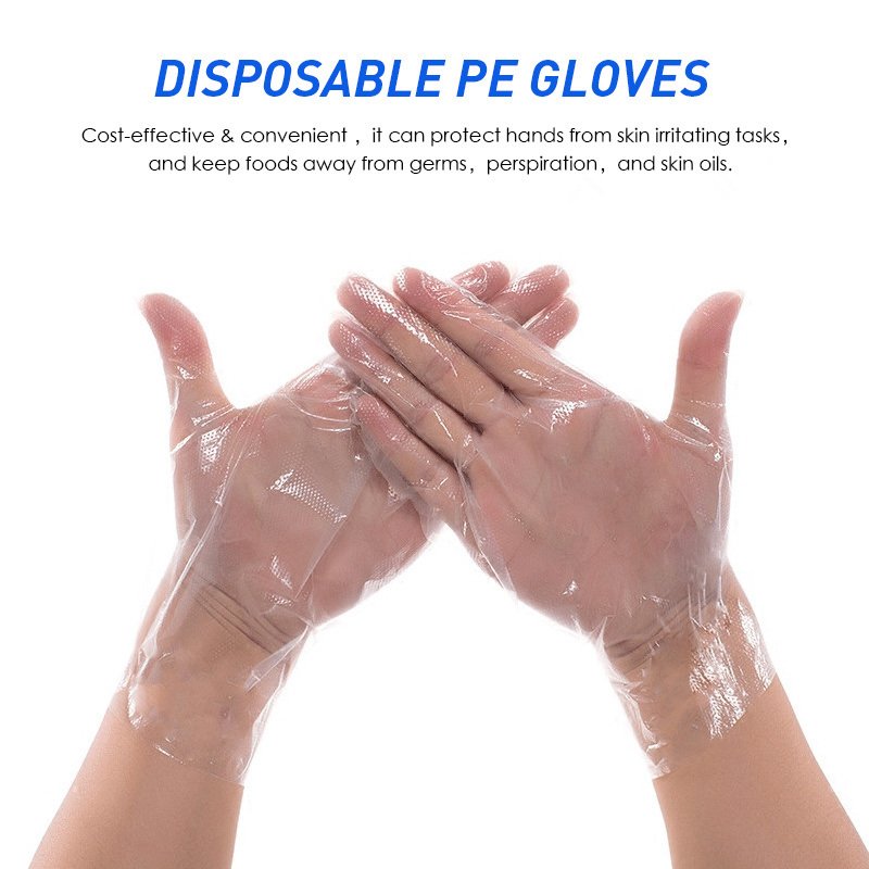 DISPOSABLE PLASTIC EXAMINATION GLOVEE STERILE POWDER FREE LENGTH 280MM   PE DISPOSABLE GLOVEES  FOOD  PE/TPE/CPE GLOVEES