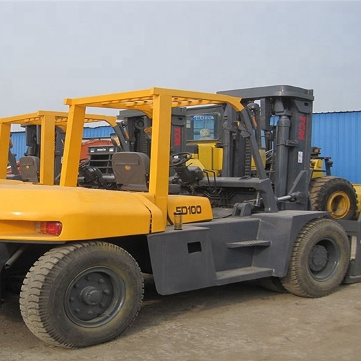 Good condition TCM FD 100 forklift 10 ton tcm used forklifts with high quality