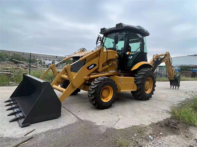 4x4 used Caterpillar 420F 420E backhoe loader for sale, cheap used CAT 420 backhoe at low price