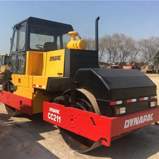 Working condition Used Dynapac Drum Road Roller CA602D Second-hand Compactor CC211/CA602D in superior condition