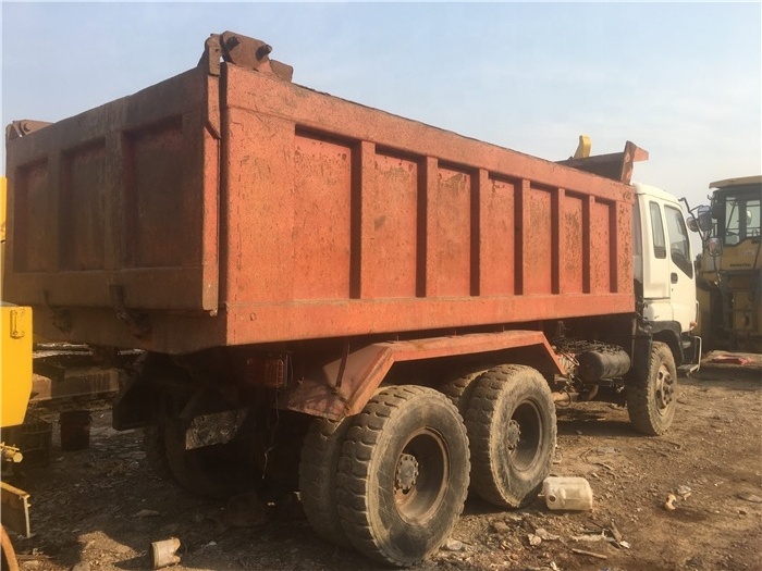 Low price used/second hand  isuzu cxz81q  dump truck in china  for hot sale