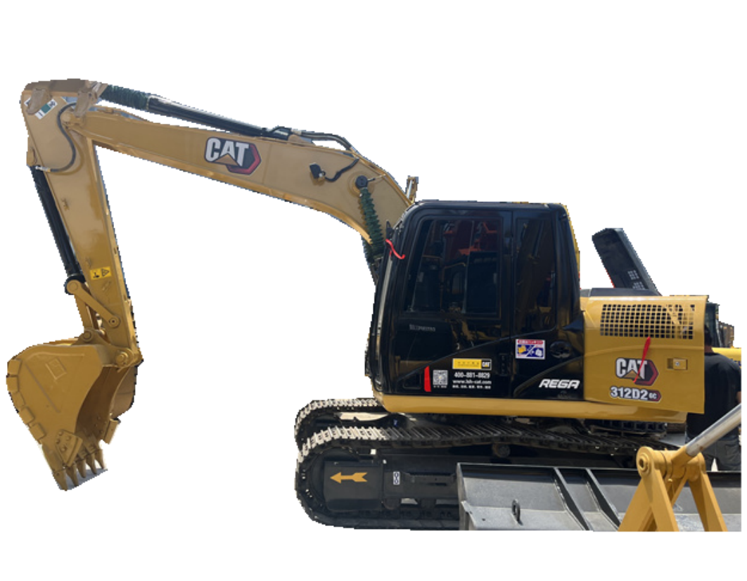 Caterpillar used cheap Japan 312D crawler excavator, Japan CAT earth-moving shovel 12 ton 312D 312D2 312D2GC in Shanghai China