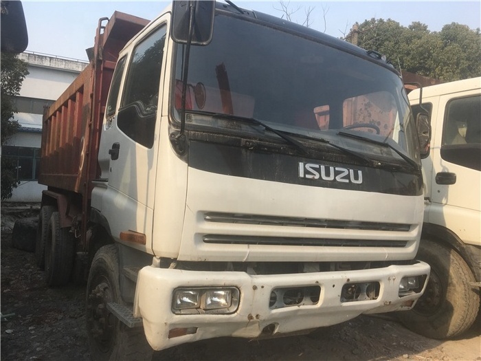 Low price used/second hand  isuzu cxz81q  dump truck in china  for hot sale