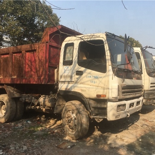 Low price used/second hand  isuzu cxz81q  dump truck in china  for hot sale