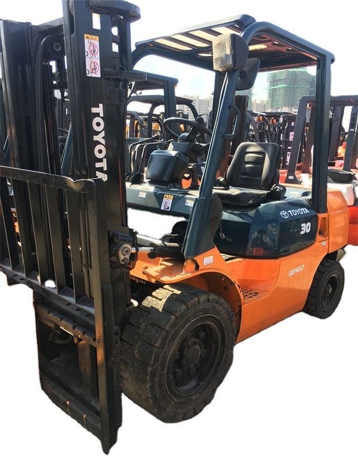 Second hand forklift Toyota 7fd30 diesel forklift FD30 3t diesel lifter for sale