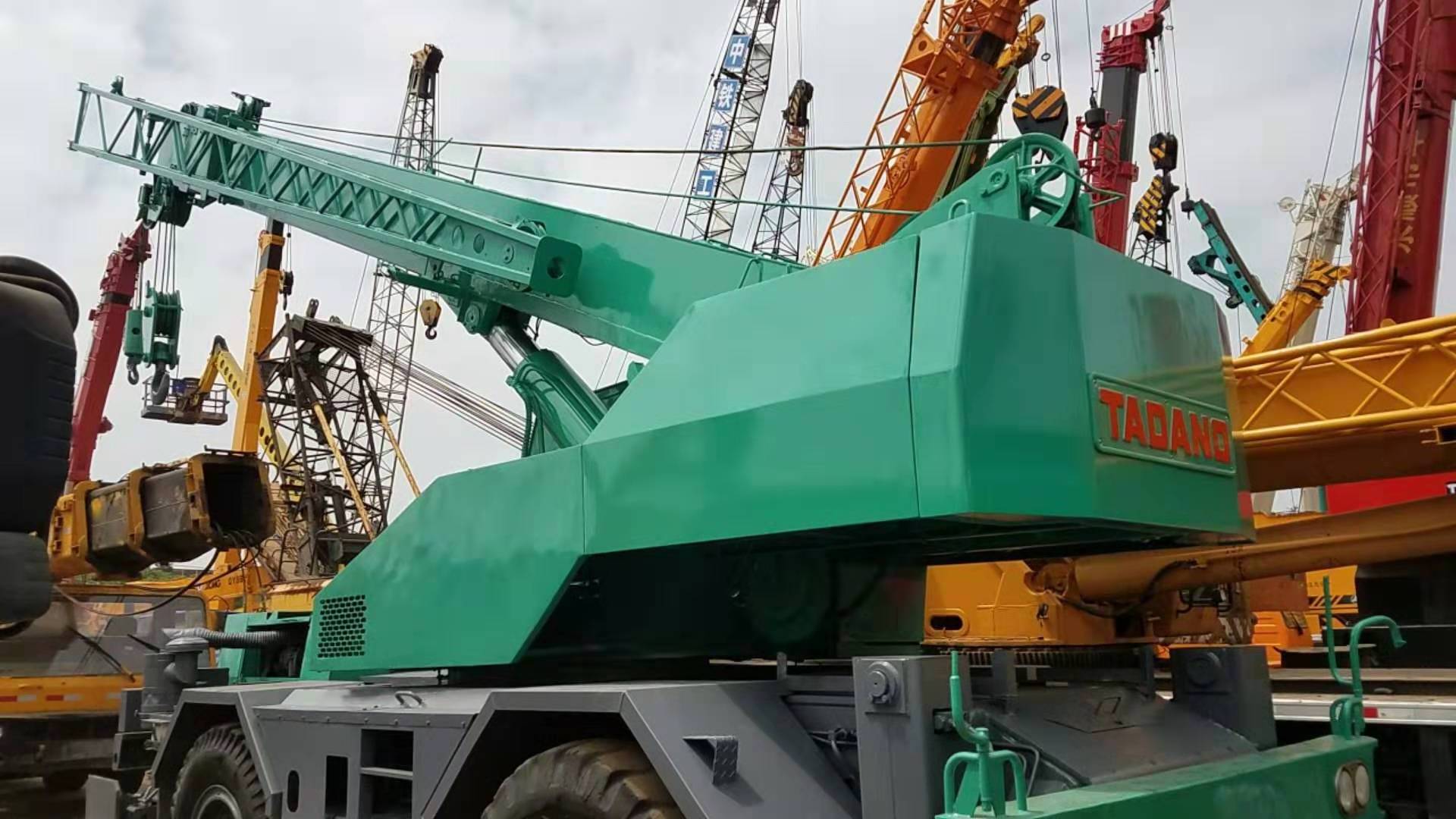 TADANO TR-500EX TR-250M 25T TR-300M 30T 50T ROUGH TERRAIN CRANE IN USED CONDITION TADANO 50 TONS RT CRANE FOR SALE