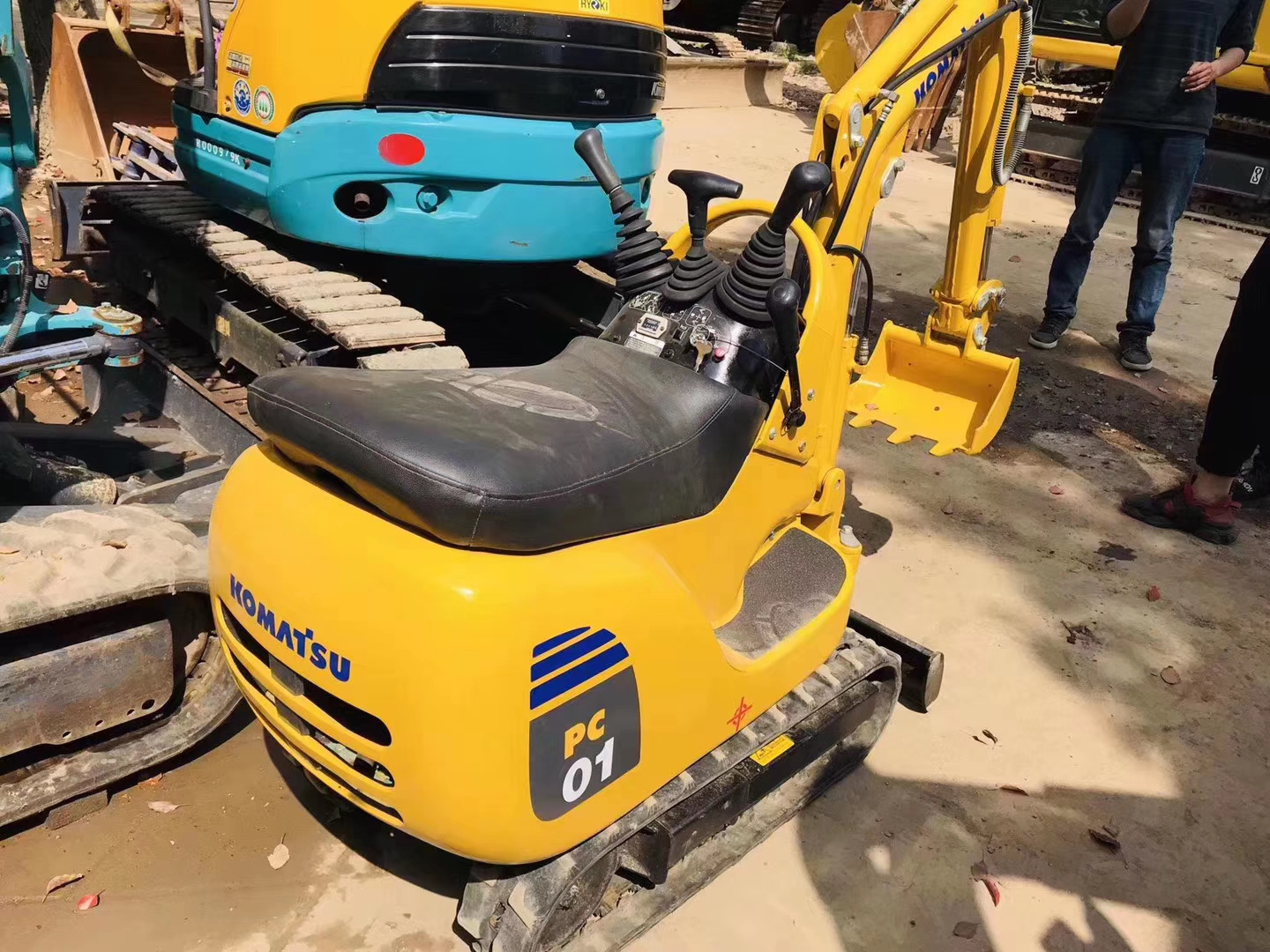 used Komatsu pc01 mini excavator, original made in Japan